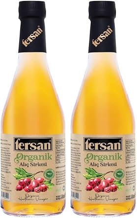 FERSAN Organik Al  Sirkesi Cam  i e Y zde d rt Asit 500 ml 2li paket