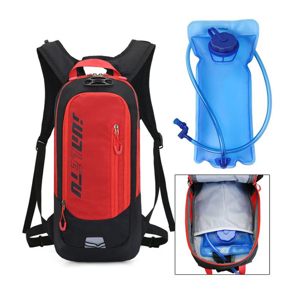 Clape Zaino Idratazione con Vescica 2L Zaino Ciclismo Zainetto Running Zaino Acqua Leggero Zaino con Sacca Idrica Waterproof Hydration Backpack