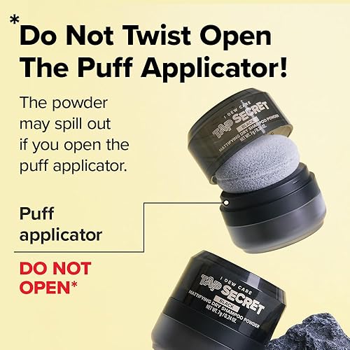 Vista 14 de I DEW CARE Tap Secret - Champú seco en polvo con biotina – Tap Secret Original Fortalecimiento y voluminización, recargable, tamaño de viaje, sin