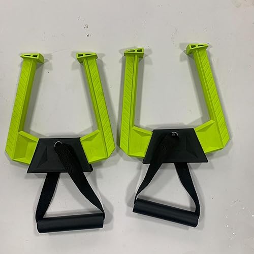 Miniatura 2 de Barra de dominadas portátil de 2 piezas para el equipo de entrenamiento de fuerza de la puerta, ejercicio de la parte superior del cuerpo, fácil de