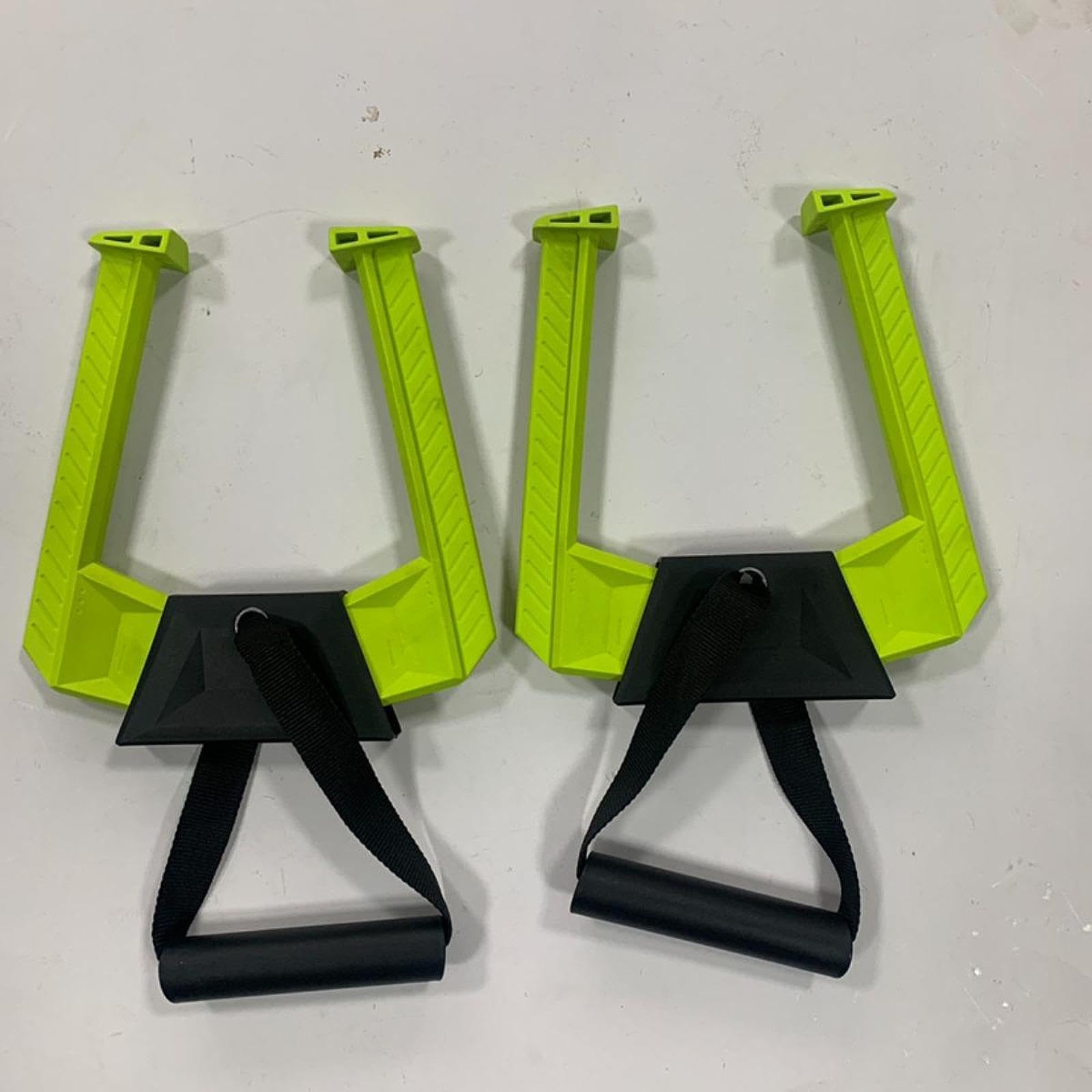 Barra de Portátil de 2 Piezas para Puerta con Mango Ergonómico, Agarre Antideslizante, Accesorio Multifuncional Profesional de Doble Mango.