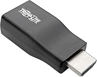 Vista 1 de Tripp Lite Adaptador compacto HDMI a VGA, puerto de audio de 0.138 in, video de 1080p, para uso con computadoras, portátiles, Chromebooks
