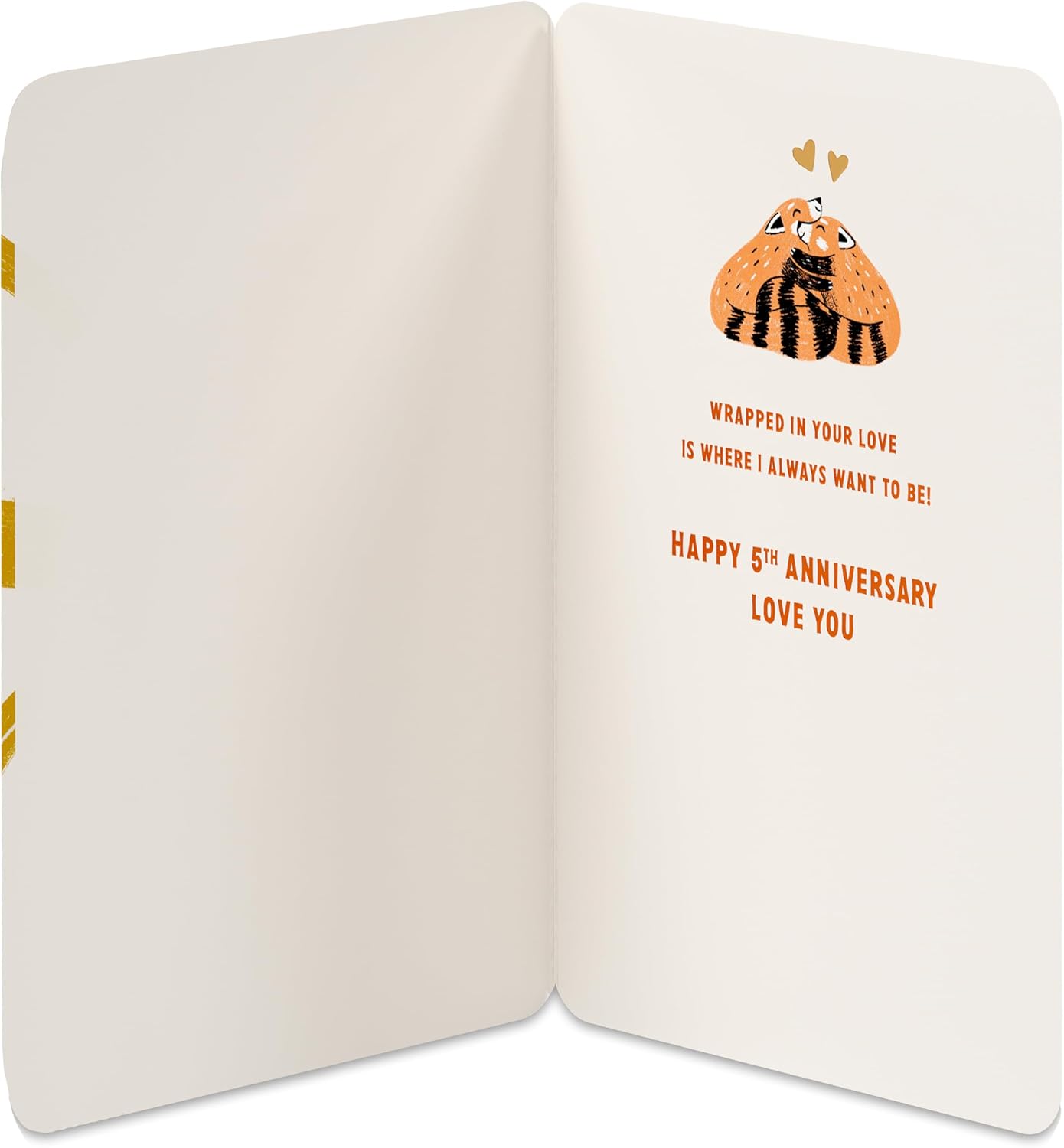 American Greetings 5th Anniversary Card (Wrapped In Your Love)