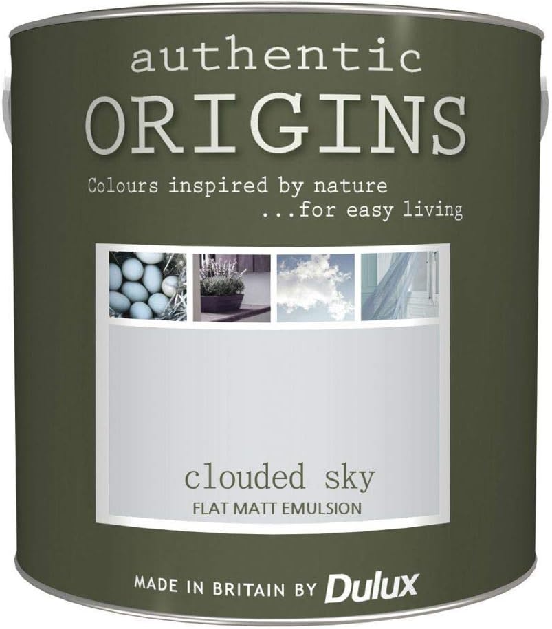Dulux Authentic Origins Clouded Sky matt 2.5l Paint Flat Finish Emulsion