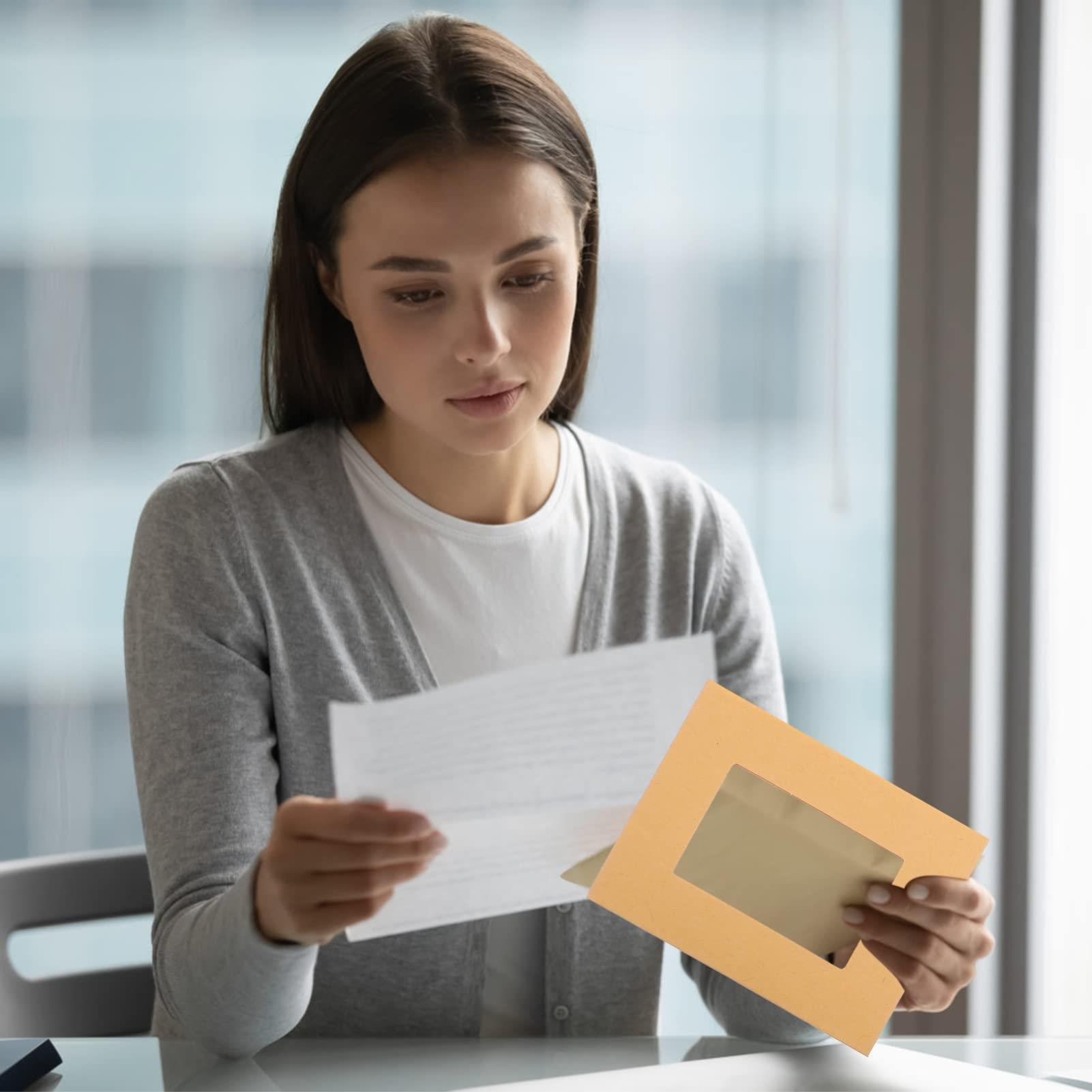 75 Piezas Papel Kraft Transparente Sobres De Papel Kraft Sobres Autoadhesivos Sobres 6x9 Sobres De Envío Kraft Sobres De Correo Kraft Mini Sobres Bolsas De Almacenamiento Carta A4