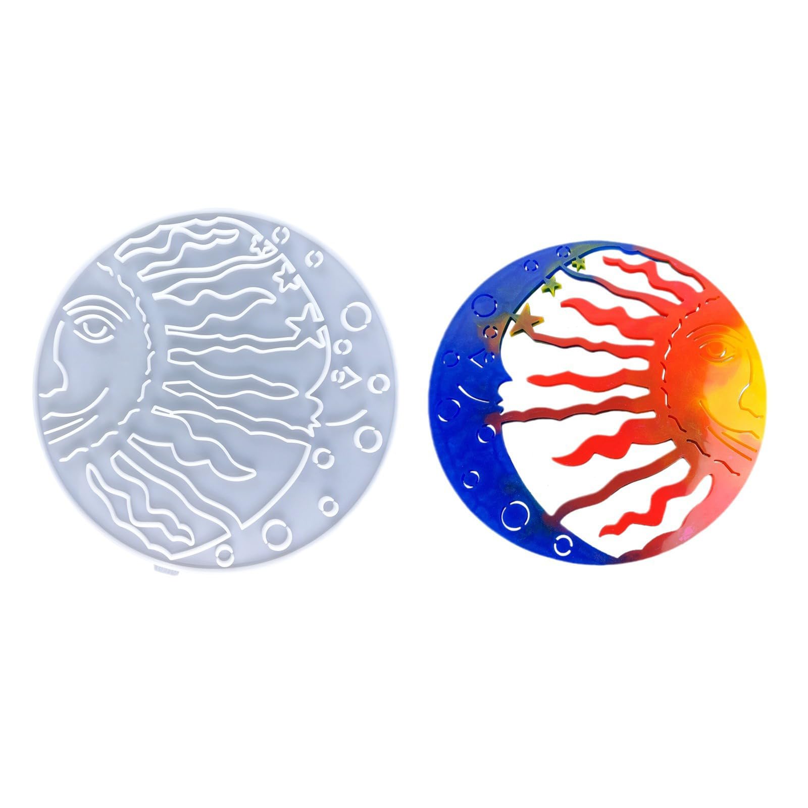 Moules de décoration murale en silicone pour ornements en relief et moulures de cadres