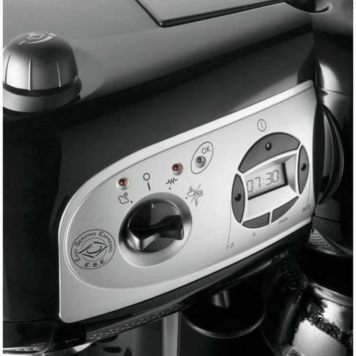De'Longhi BCO264 Delonghi BCO264.1 Espresso con Pompa e Macchina da caffè, 10 Tazze, 220 V (Non per Gli Stati Uniti), 2 Cups, Acciaio Inossidabile, Nero