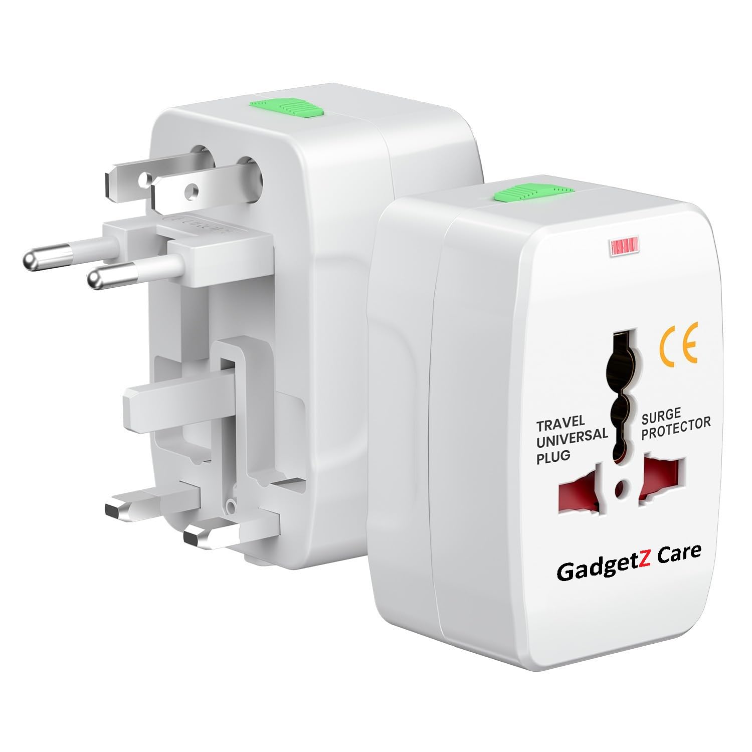 GadgetZ Care Universal Travel Adapter All-in-One, 6A Fast Charging with Universal AC Socket, Multi-Country Plug for 180+ Countries, Compact Worldwide Travel Charger with Safety Fuses – White-image-44