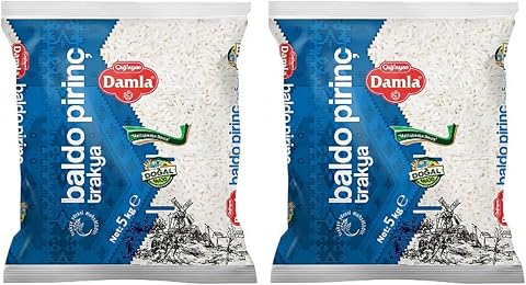 Damla Trakya Baldo Pirinç 5 kg (2 paketi)