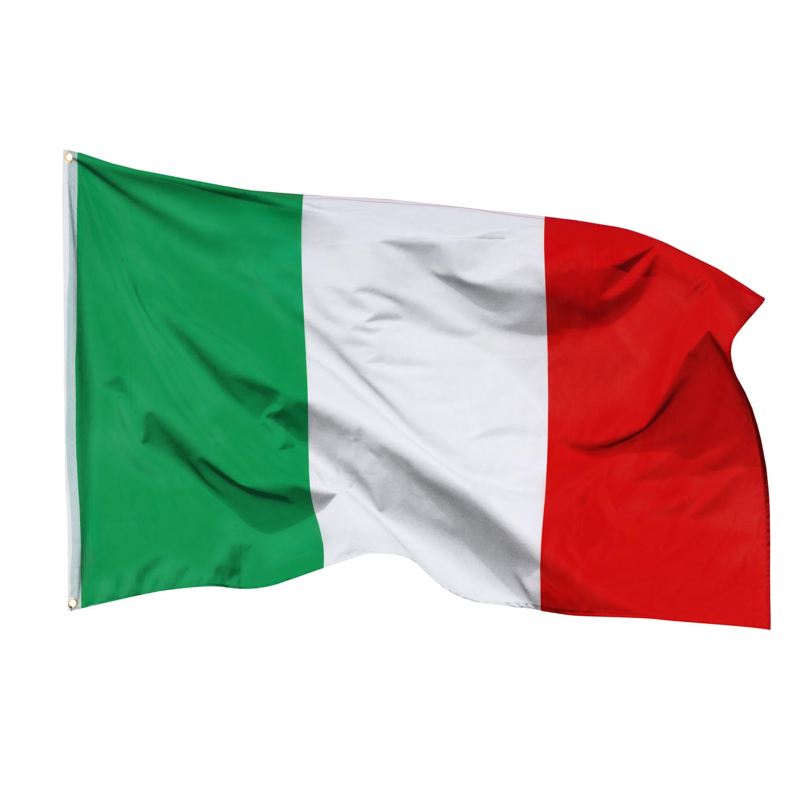 Aricona Bandiera Italia 90x150cm poliestere con occhielli in ottone resistente alle intemperie