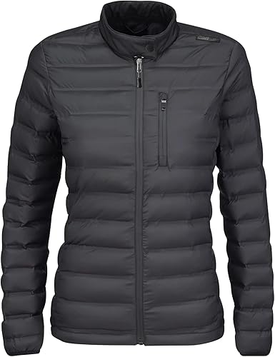 Can-Am Nuevo OEM 2022 Chaqueta plegable de poliéster grande para mujer, negro, 4545020990, Negro -