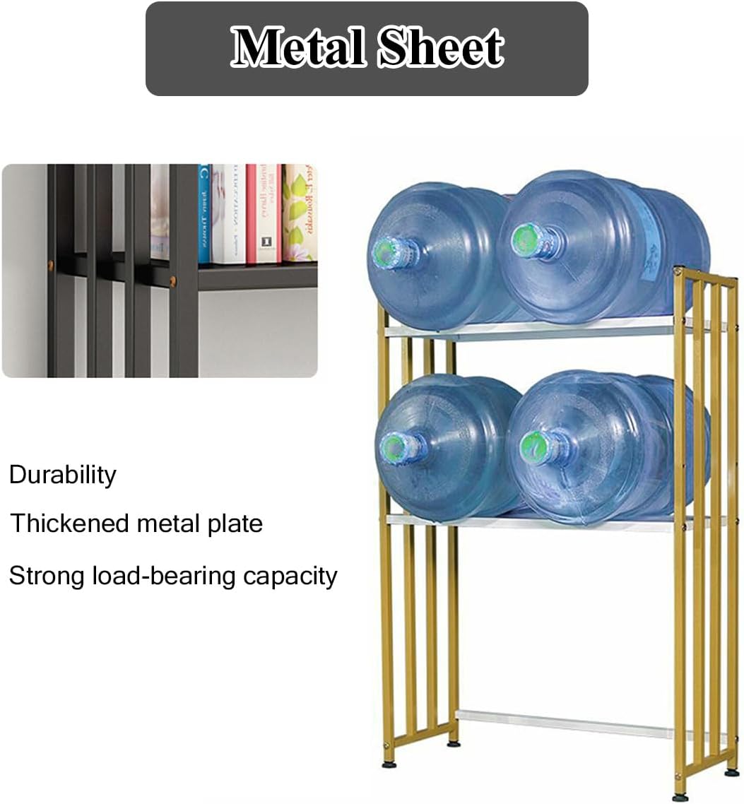 Metal Desk Hutch Dorm, 2-Tier Dorm Desk Bookshelf, Adjustable Display Rack for Home Office Dorm (Black, 55cm/21.7in)