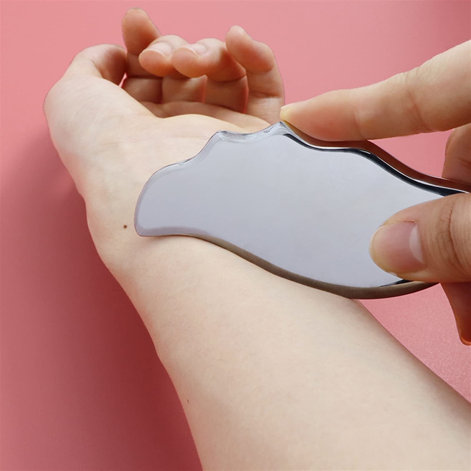Masaje de Acero Inoxidable Gua Sha Guasha, Terapia de Tejido Suave Utilizada for Espalda, piernas, Brazos, Cuello, Hombro, Gimnasio en casa, 1 Uds.