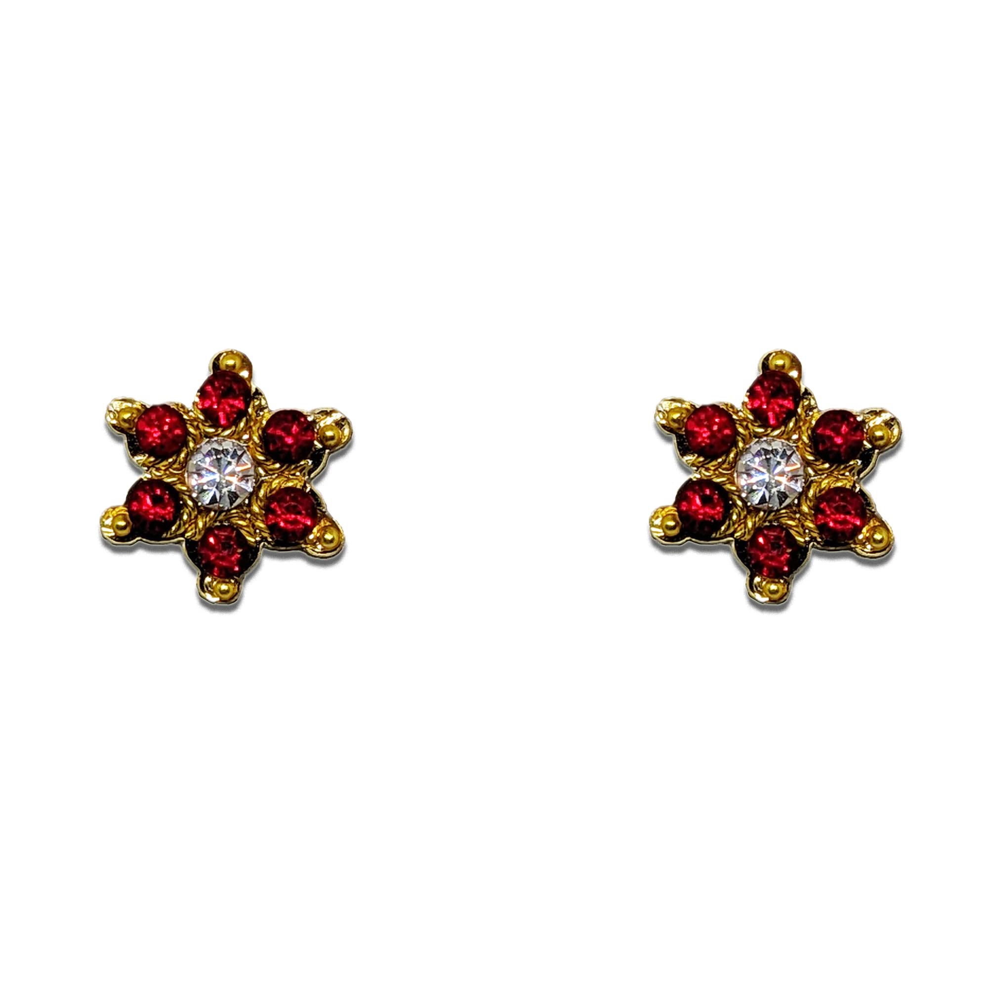Comet Busters Non Piercing Red Stone Earring Stickers Self Adhesive Ear studs Stick Ons (ES008) (B0BR5DPRXD) Amazon Price History, Amazon Price Tracker