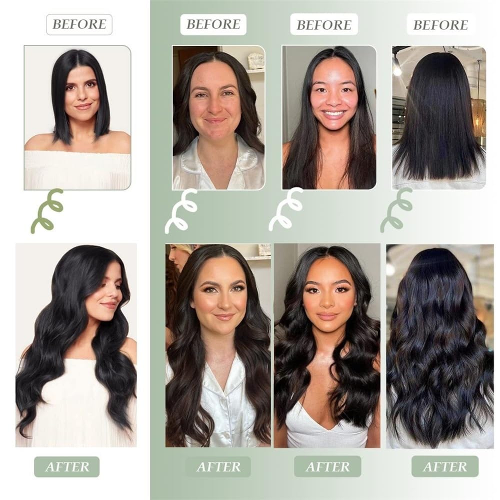 Taśma w przedłużaniu włosów Taśma Body Wave w doczepianych włosach dla czarnych kobiet 20 szt. Niewidoczna dwustronna taśma w doczepianiu włosów Prawdziwe ludzkie włosy Fala Taśma kręcona w doczepach