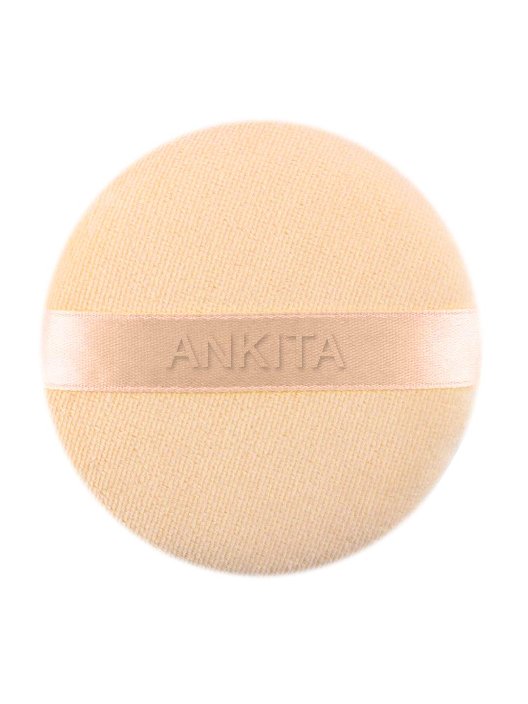 Ankita Makeup Powder Puff,Round |Soft Face Makeup Sponge|Powder Foundation Blending Sponges Set, Beauty Blender Wedge Triangle Shape Wet & Dry Tool Washable & Reusable (Powder Brush)-image-27