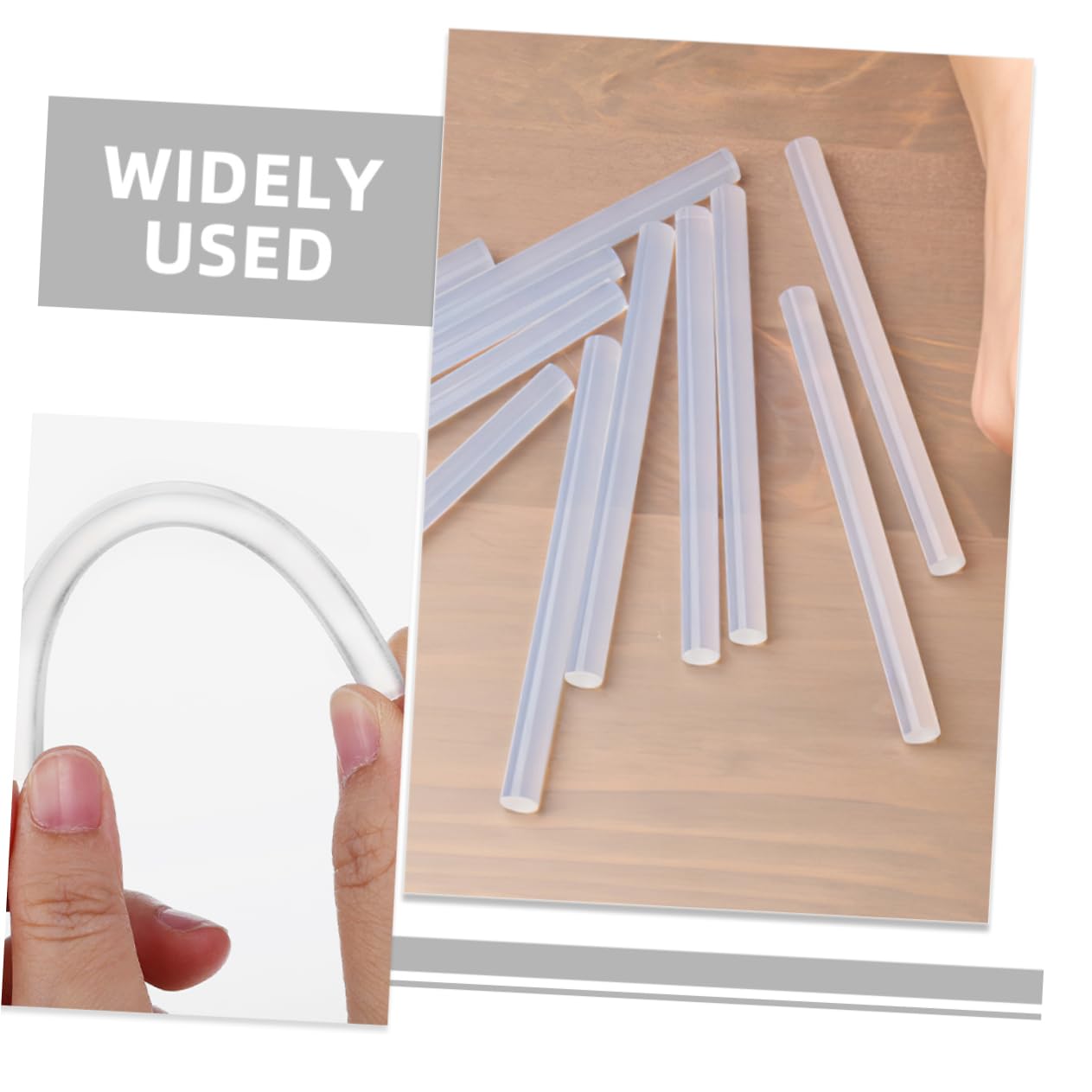 100Pcs Hot Melt Glue Sticks for DIY Crafts Strong Adhesive Glue Sticks for Home and Art Projects Convenient and Lightweight for Easy Storage