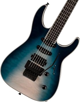 JACKSON Pro Plus Series Soloist SLA3Q, Polar Burst, Ebony Fingerboard with Gig Bag