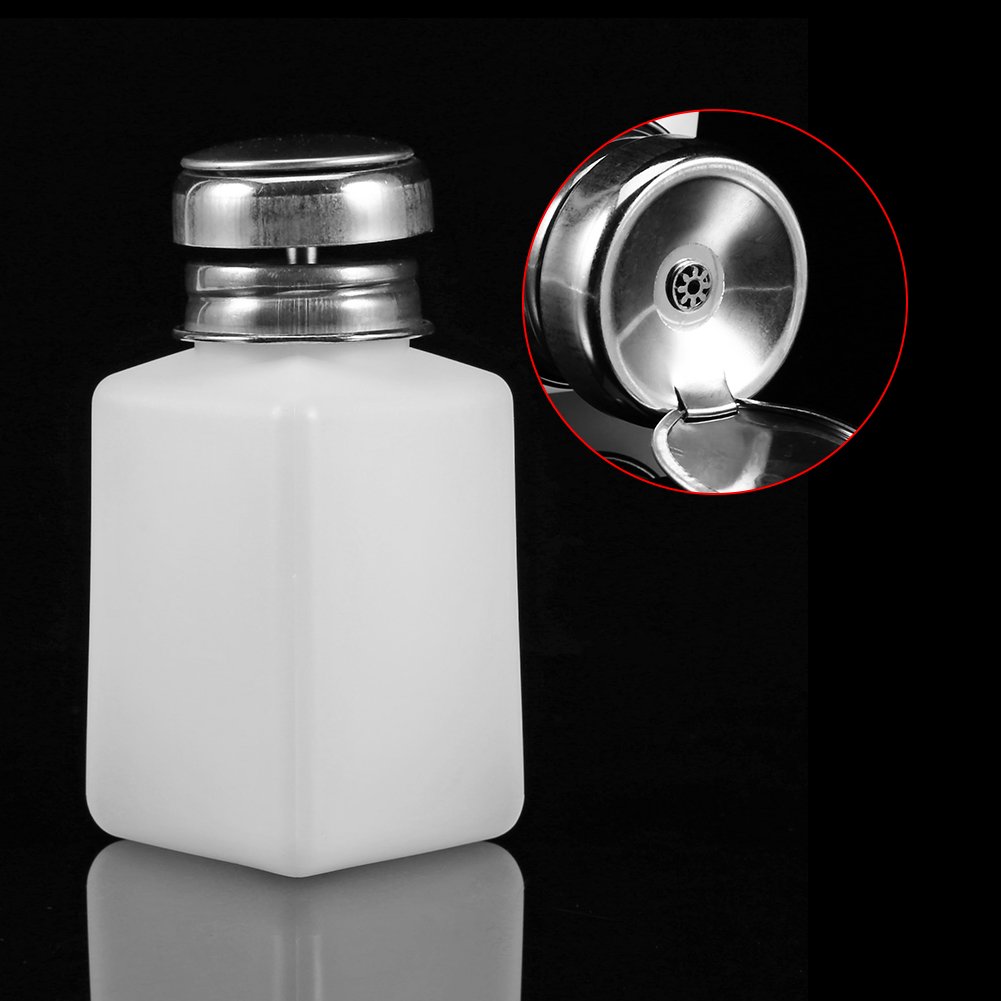 200 ml dozownik z pompką alkohol polski środek do czyszczenia makijażu płyn do usuwania płynu do czyszczenia pusta butelka na paznokcie