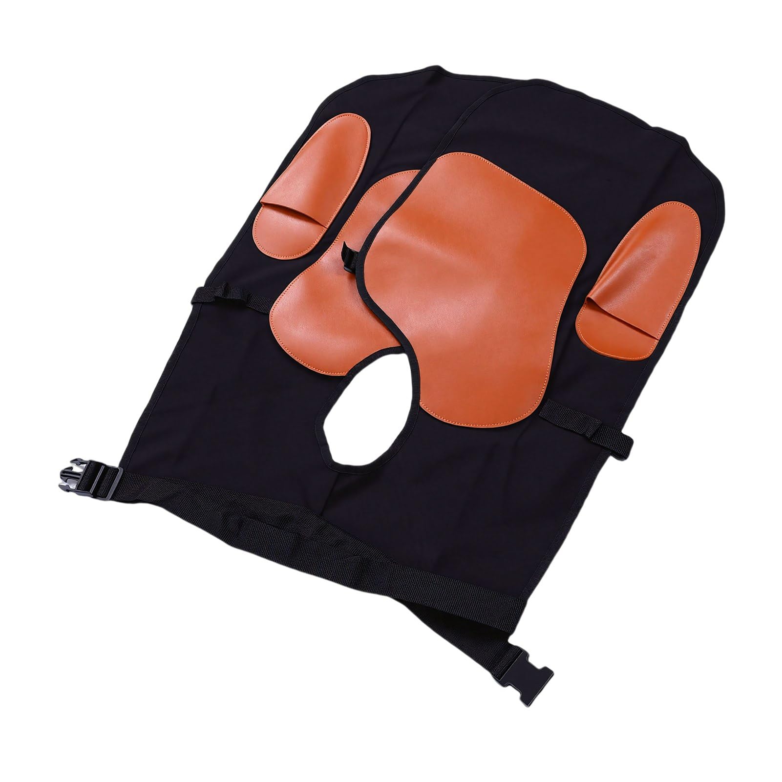 Naroote Tablier de Maréchal-ferrant Réglable avec Aimant Puissant, Rangement D'outils pour Ferrer Les Chevaux, Tablier de Maréchal-ferrant en Toile Noire pour Maréchaux-ferrants, 55,0 X 26,0 Pouces
