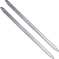 Zepkouel 2-Pack 20-Inch Heavy Duty Tire Irons - Chrome Steel Tire Changing Levers for Cars, Motorcycles, ATVs, Dirtbikes