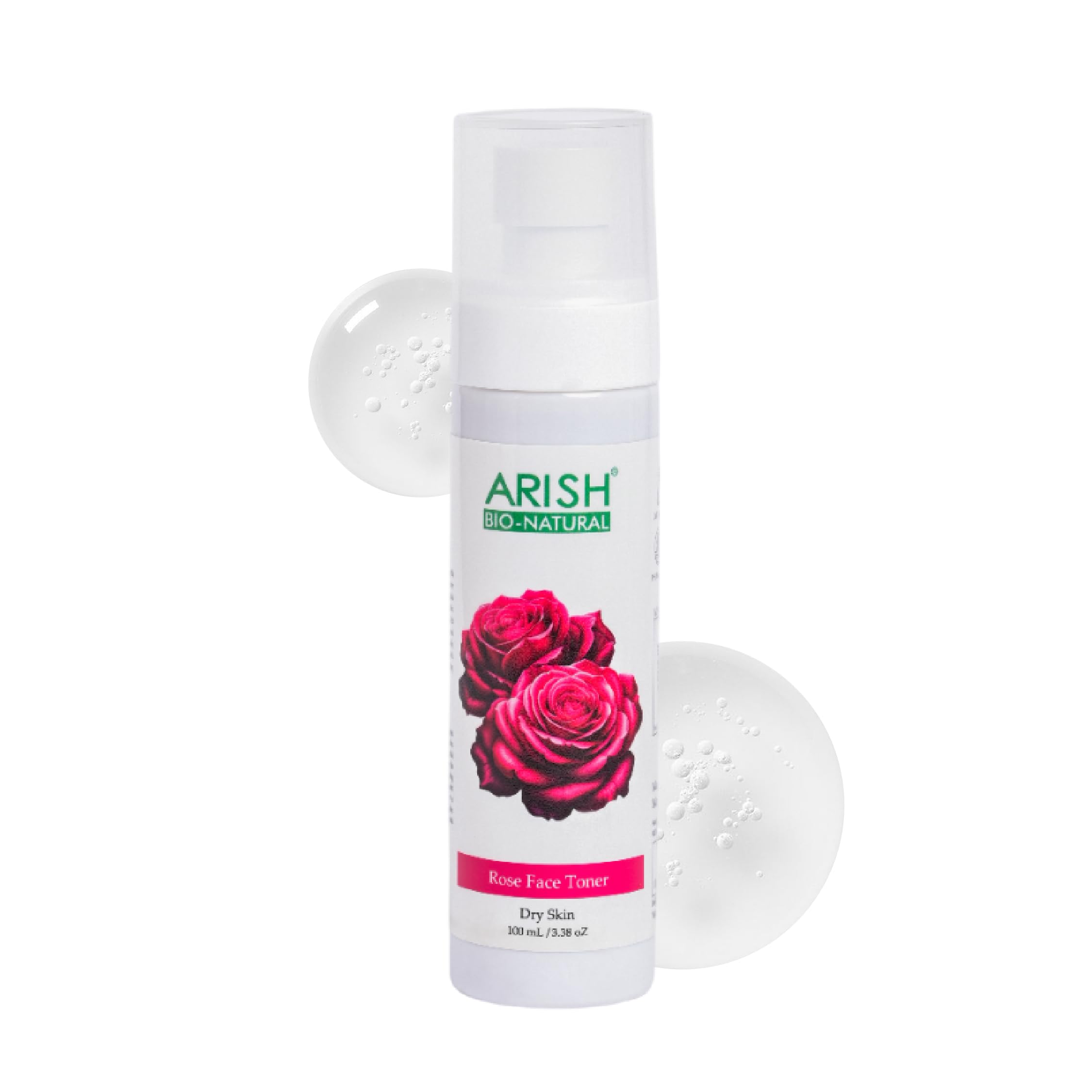 ARISH BIO-NATURAL Rose Face Toner – Hydrating & Refreshing Toner for Smooth, Glowing Skin, 100ml