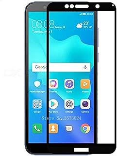 شاشة حماية خماسية الابعاد من الزجاج المقوى لموبايل هواوي واي 5 2018 - لون اسود
