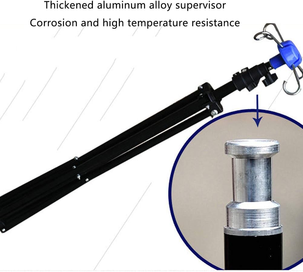 N / A Foldable Infusion Stand Drip Stand Retractable IV Stand with Hook, Height Adjustable Portable Aluminum Triangle Stand, Suitable for Home Care/Clinic/Beauty Salon : Industrial & Scientific