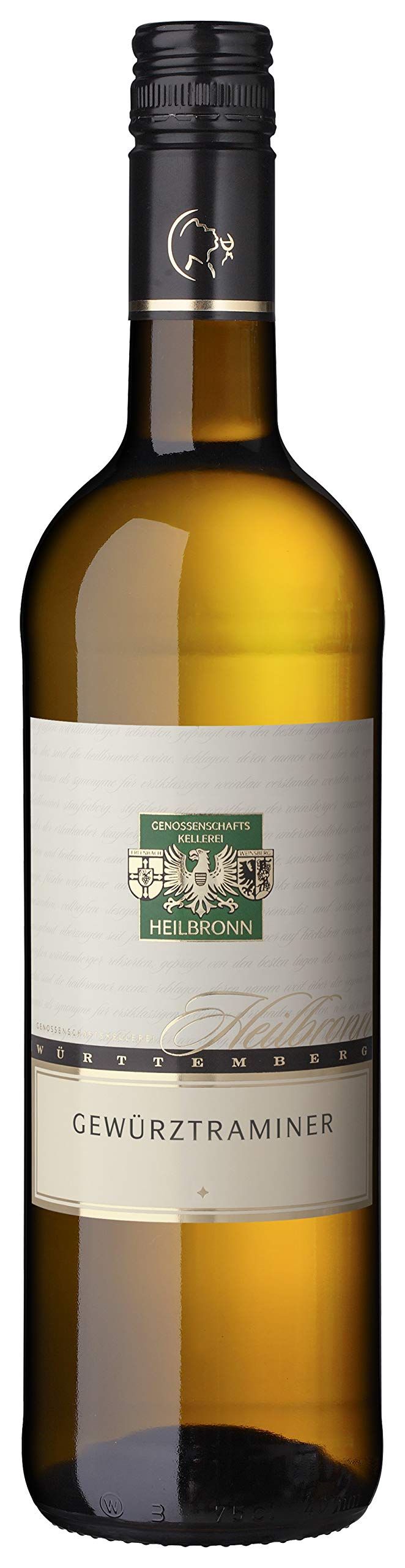 Württemberger Wein Heilbronner Gewürtraminer Qw halbtrocken (1 x 750 ml)