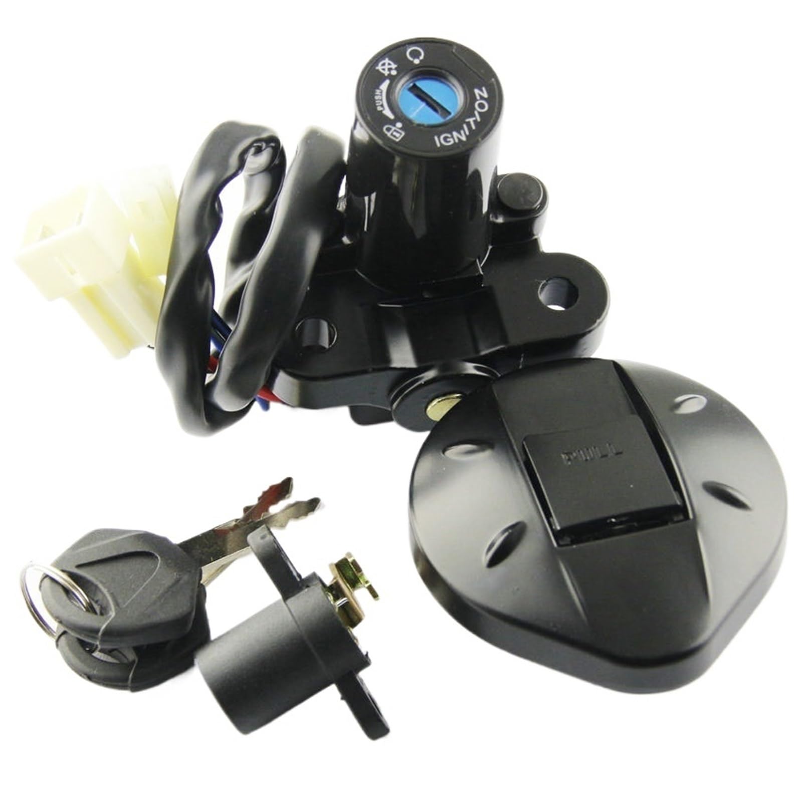 Interruptor de Control de Encendido Para XT660 XT660R XT660X 2004-2011/2014 Juego llaves bloqueo asiento motocicleta Kit tapa combustible interruptor encendido