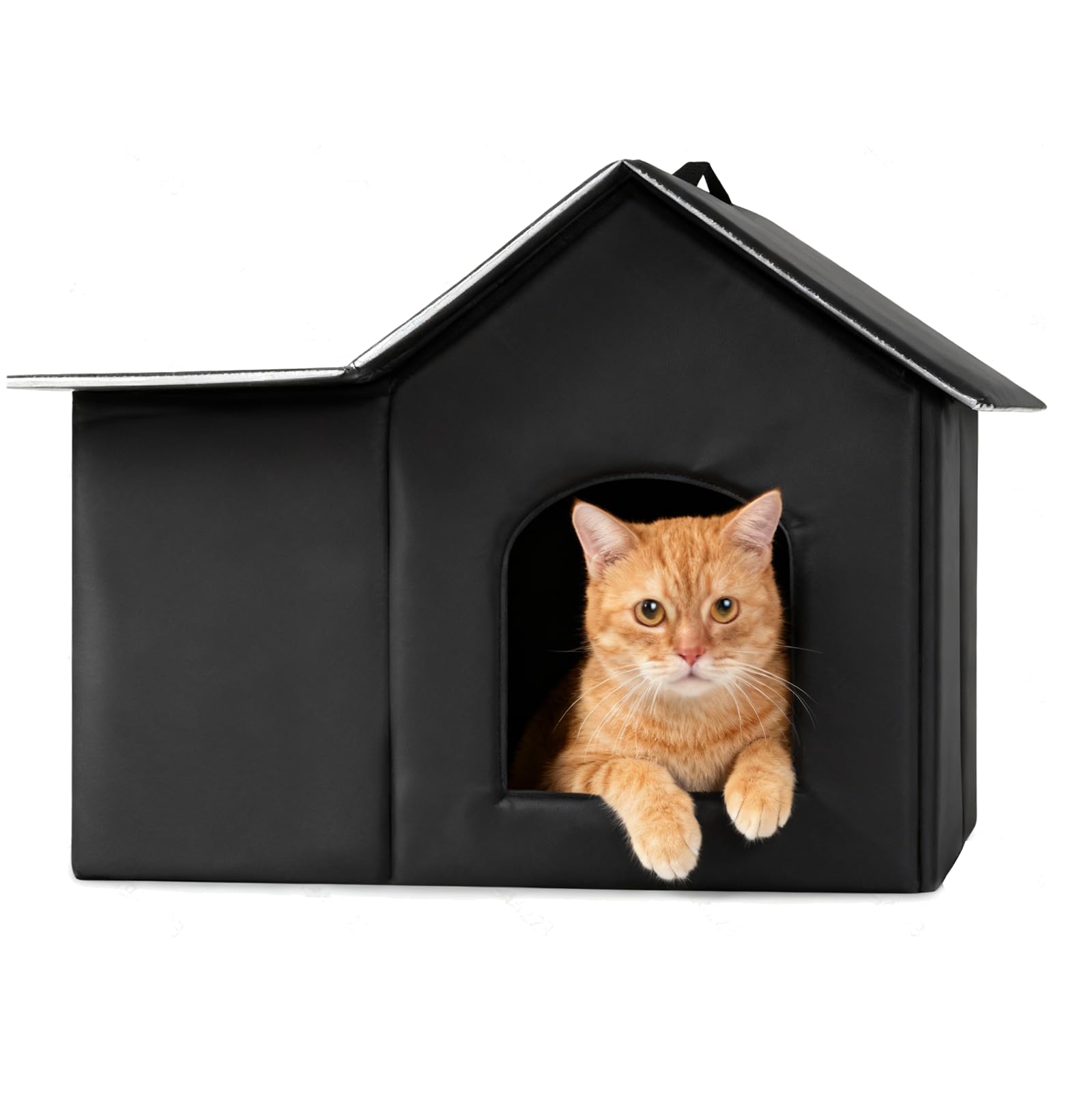 Niche chat extérieur imperméable avec base étanche anti-fuite