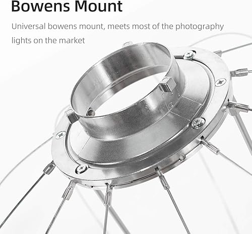 Miniatura 5 de AMBITFUL LS65 Linterna Softbox 25.6 pulgadas25.6 in Modificador de iluminación suave Bowens Mount Softbox para luz continua de video, luz de video