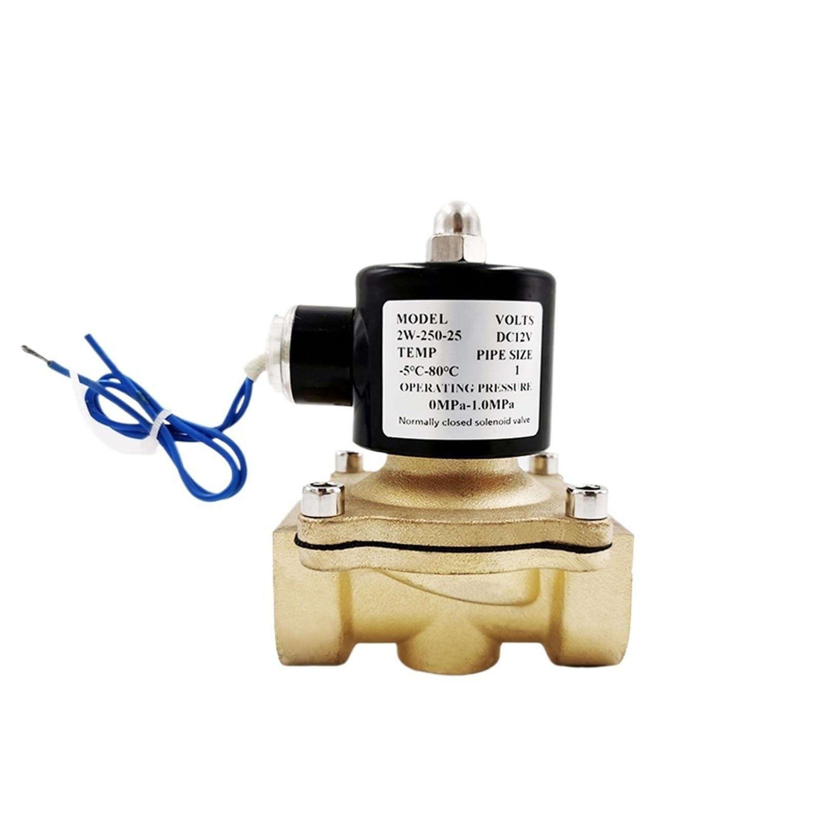 Électrovanne 3/4" de sécurité contre les fuites d'eau et coupure secteur 220V