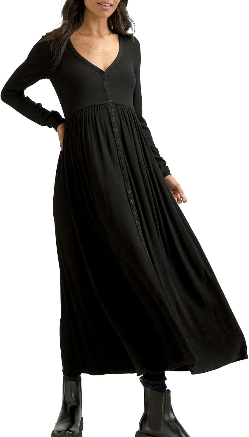 HATCH Women's The Softest Rib Nursing Dress