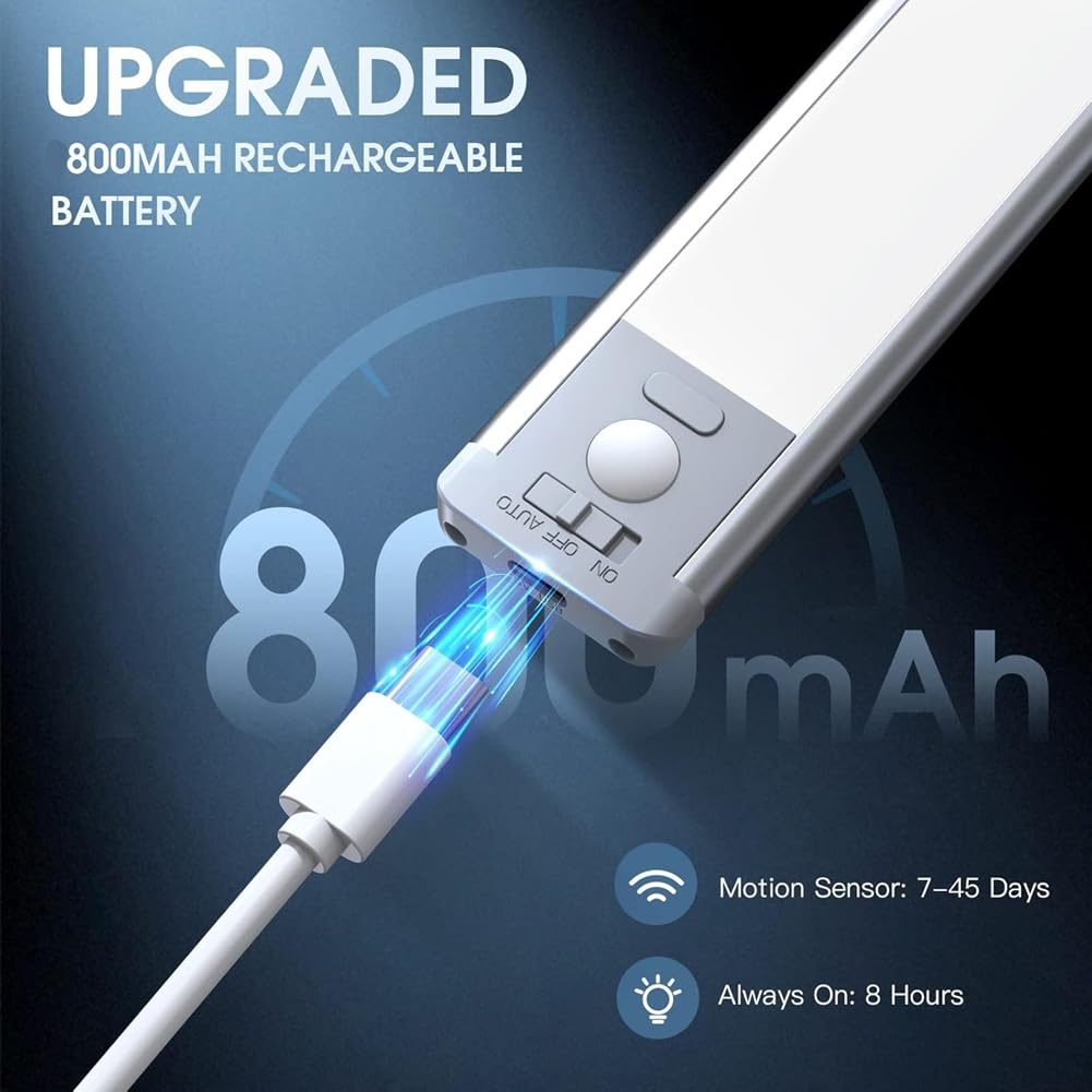 Luz LED con Sensor de Movimiento, Luz de Inducción, Luz de Sensor para Pasillo, Luz de Sensor de Escritorio.