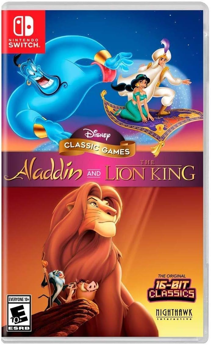 Nighthawk Interactive Disney Classic Games: Aladdin and The Lion King - Nintendo Switch