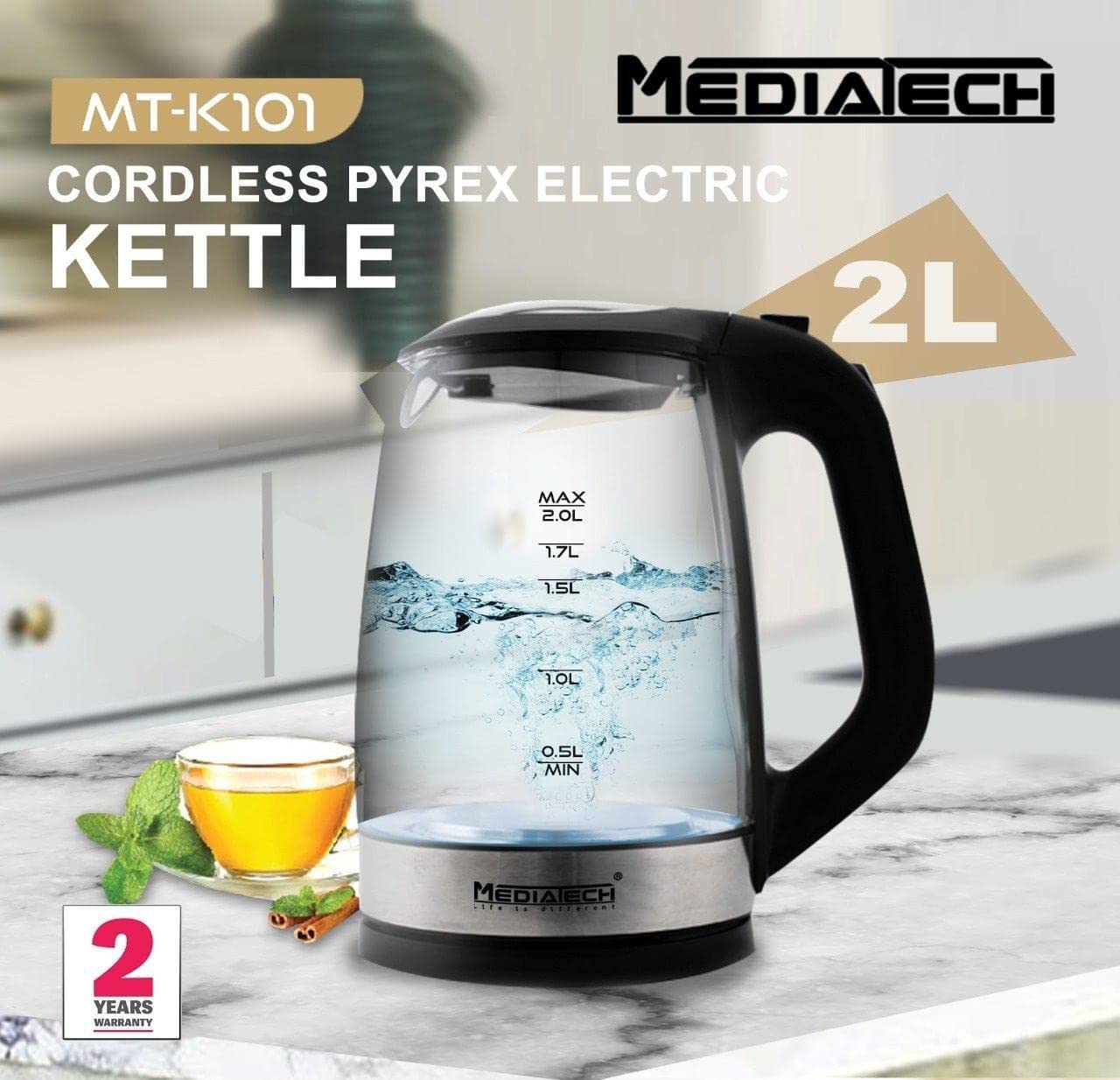 Silvercrest Glass Kettle SWGF 3000 C1 Lidl 2023, The Colour Changes