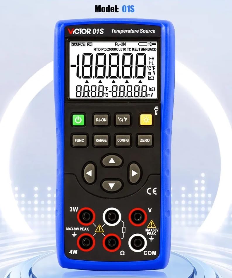 Calibrateur de processus de precision VICTOR 01S appareil d'etalonnage a 5 chiffres