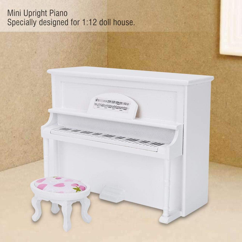 Pianoforte Verticale Per Casa Delle Bambole In Scala 1:12 - Foto 9