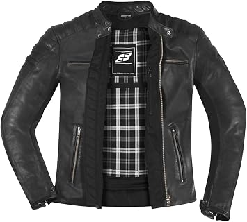 Bogotto B-Nimble Motorcycle Leather Jacket Black 58