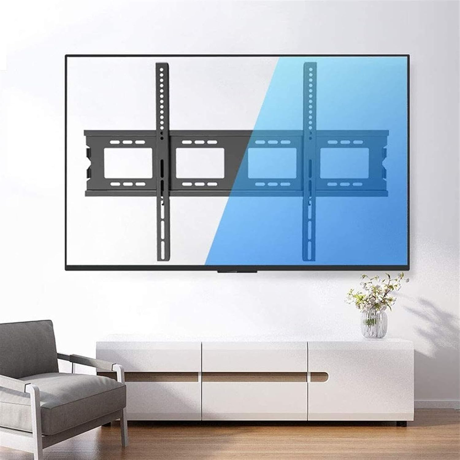 Universal Smart TV Monitor Wall Mount Bracket Stand Rack for Wall Hanging
