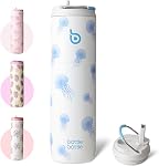BOTTLE BOTTLE Insulated Water Bottle 24oz with Straw Lid and Handle for Sports Travel Gym Stainless Steel Water Bottles Double-Wall Vacuum Metal Leak Proof BPA-Free (Stellar Pop)
