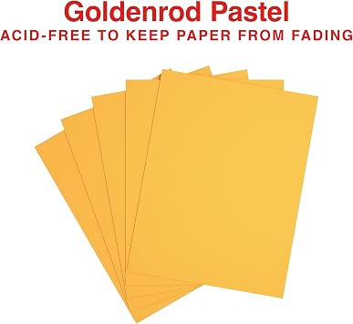 Staples Pastel Colored Copy Paper 8 1/2-Inch x 11-Inch Goldenrod Ream, For Office, School & Home