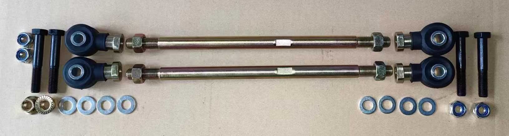 Tie Rod End Set For Polaris Sportsman, Magnum, Scrambler ATVs (1997-2013) – Complete Replacement Kit With Rods & Hardware