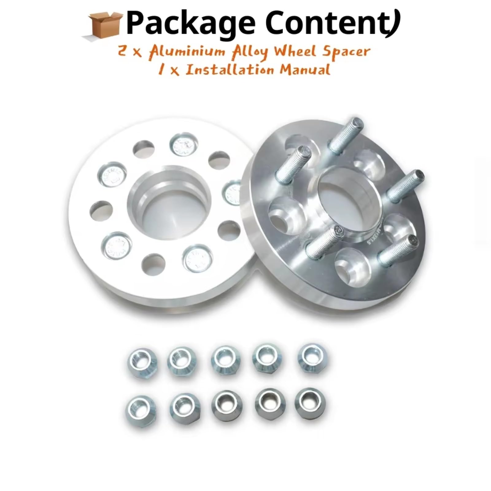 2 Uds Junta Espaciadora De Rueda PCD 5X100 Diámetro Para Cubo 56MM M12X1.5 Compatible Con Subaru Para Impreza 2000-2016 Para Subaru XV 2010-2012 Espaciadores Rueda Coche