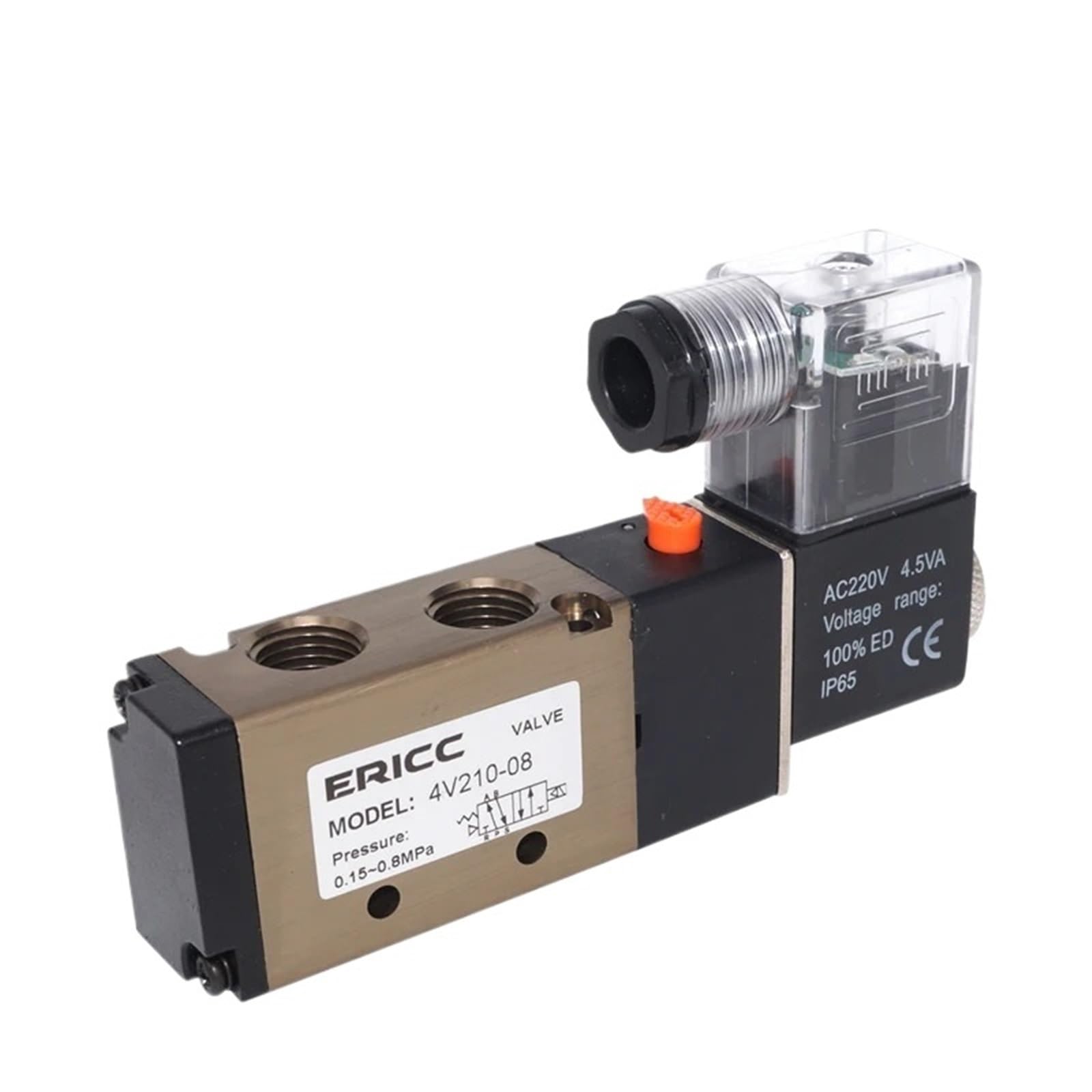 Vmvud 100 Series Solenoid Valve Coil Dc24v 12V Ac220v 110V For 4V210-08 3V110-06 4V220 4V230 3V210 4V430 4V320