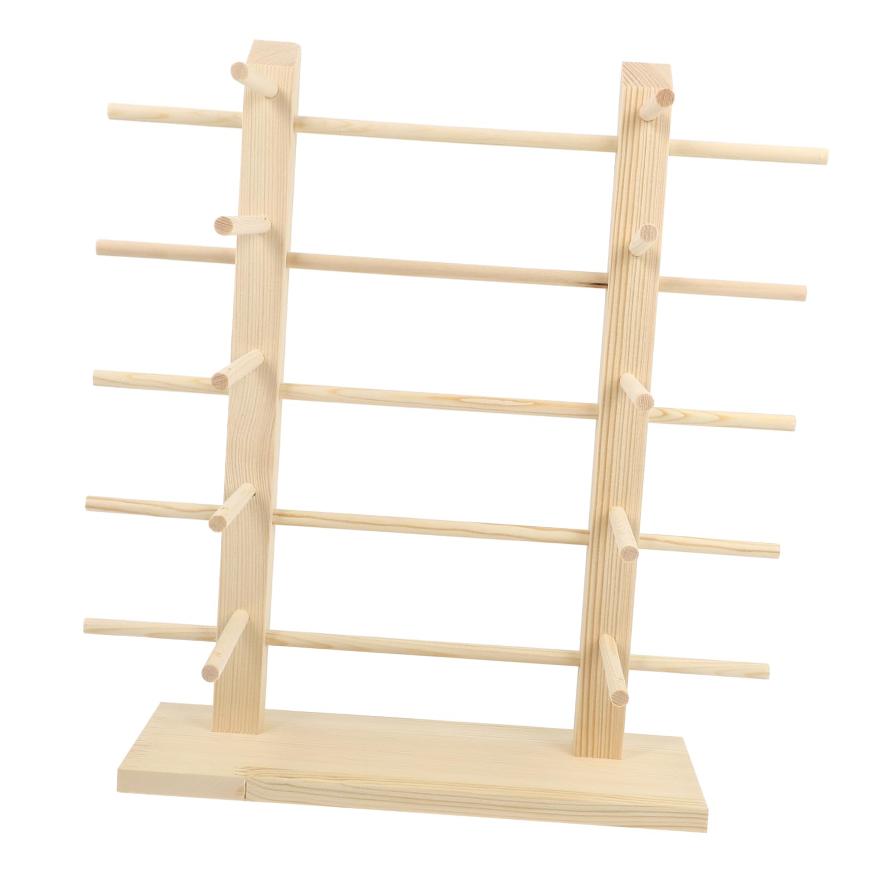 LIFKOME Espositore Porta Occhiali in Legno, Supporto da Vetrina per 10 Paia, Organizzatore per Occhiali da Sole, per Casa e Vetrina