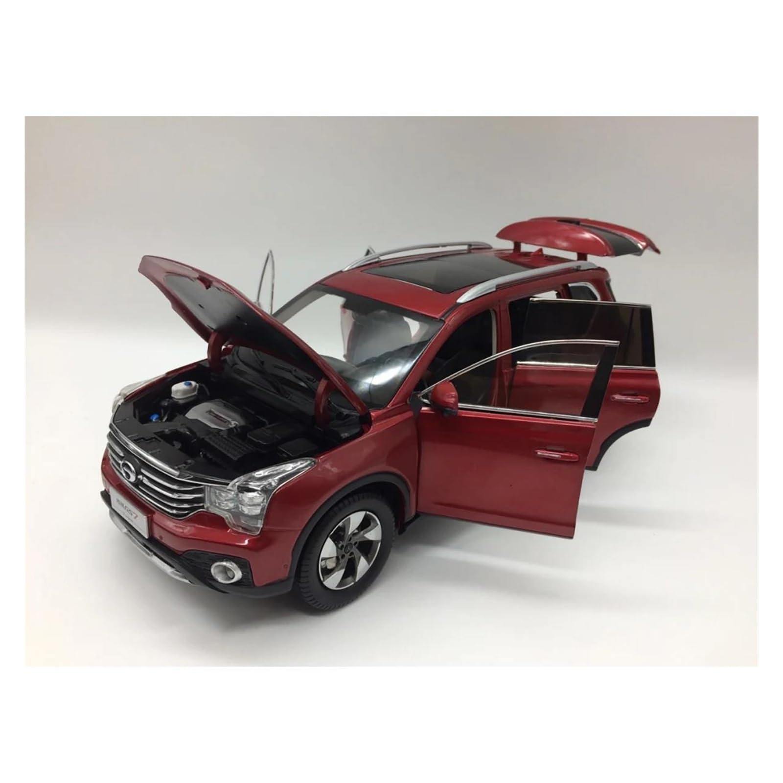 Metallo Scala Replica 1 18 Per Gac Trumpchi Gs7 2017 Suv Statico Modello di Auto Completamente Aperto Collezione Decorazioni per la Casa Hobby Veicoli Giochi Set