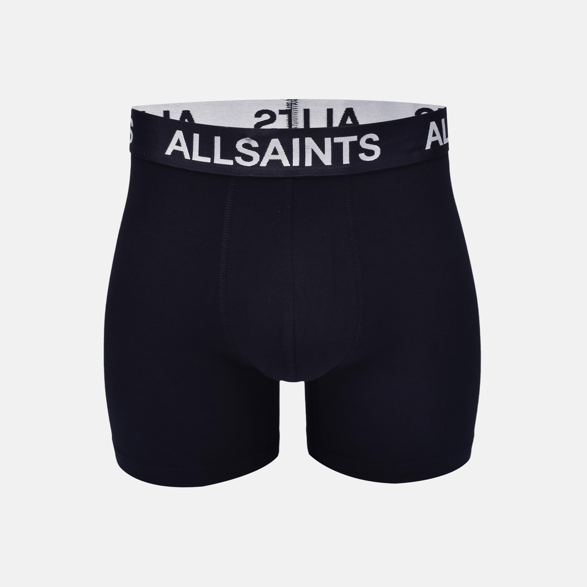 Bóxers para Hombre Allsaints con Bolsa contorneada, confeccionados en una Mezcla de Modal y Nailon Reciclado. Ropa Interior Masculina en Tonos Gris y Multicolor. Pack de 3 Unidades.