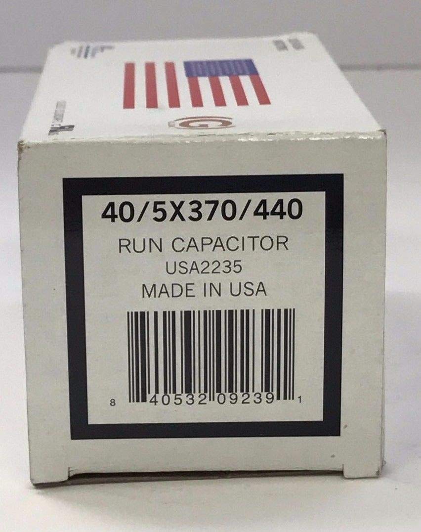 Amrad Run Capacitor 40 + 5 uf MFD 370/440 Volt USA2235